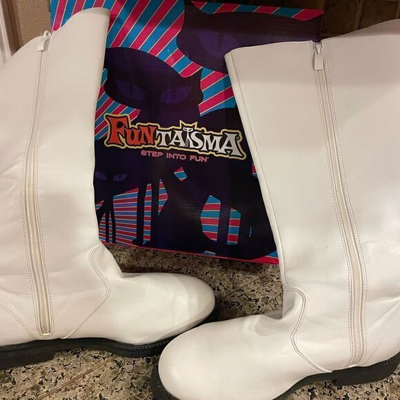 FUNTASMA Men’s White Captain 100 Boots 8/9 - Picture 1 of 16